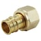Apollo 3/4 in. Brass PEX-A Expansion Barb x 3/4 in. FNPT Female Swivel Adapter EPXFA34S - alternate 5